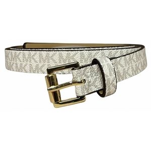 Michael Kors Signature Belt in Vanilla 556206